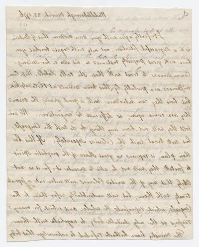 Letter from James Bowdoin to Mercy Otis Warren, 23 March 1776 Manuscript